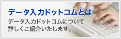 データ入力ドットコムとは